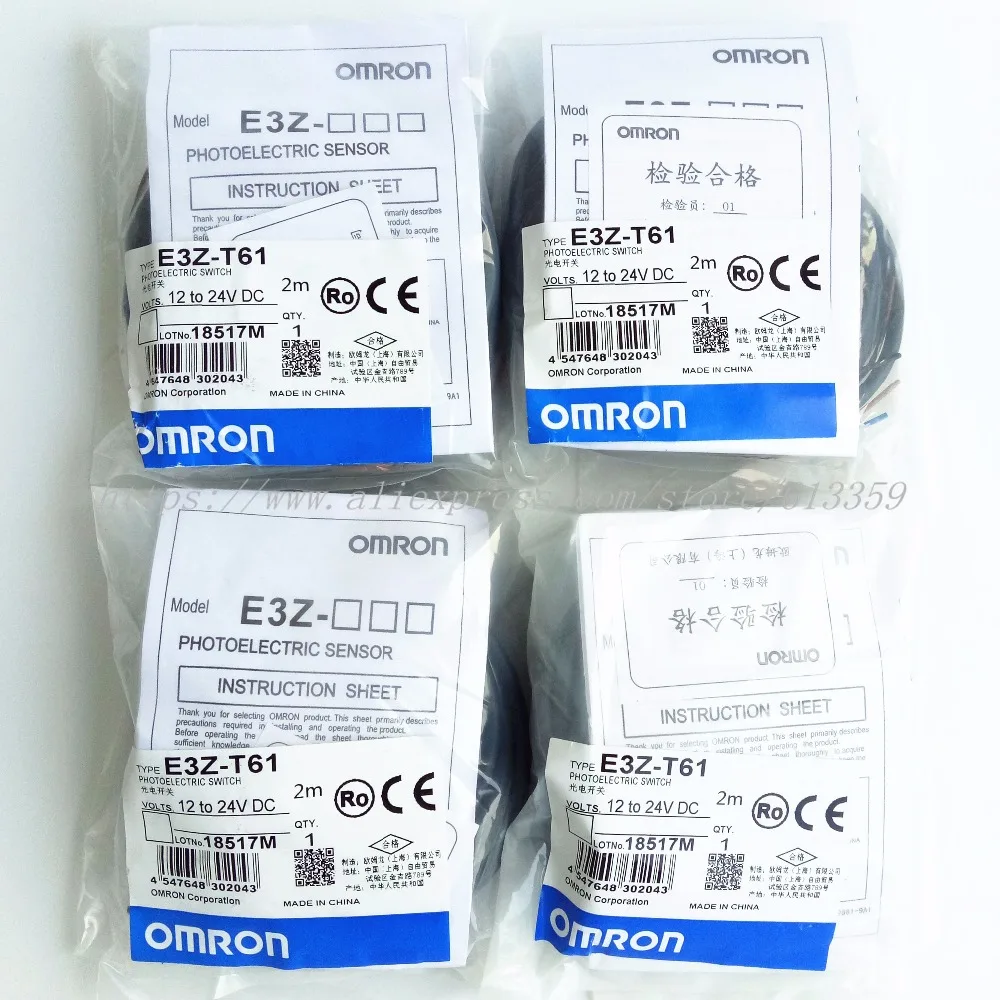 E3Z-T81 Omron Photoelectric Switch Sensor 12-24V DC 