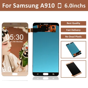 

10pcs/lots For Samsung For Galaxy A9 Pro 2016 A910 LCD Display Touch Digitizer Assembly For Samsung A9 A910 Screen LCD Pantalla