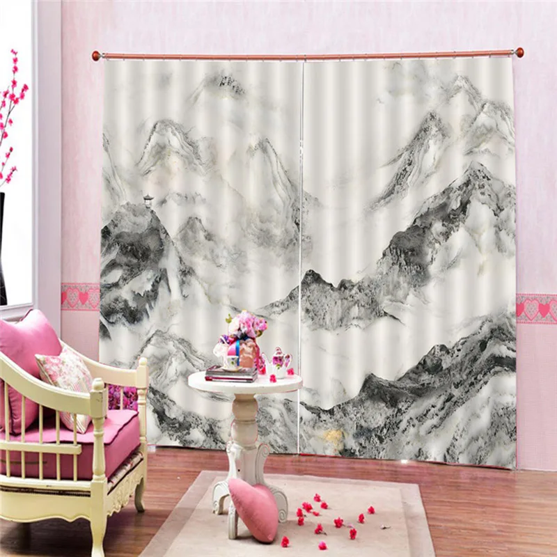 Купить 3д шторы печати баннерная ткань полиэстер фото ткань для комнаты ...