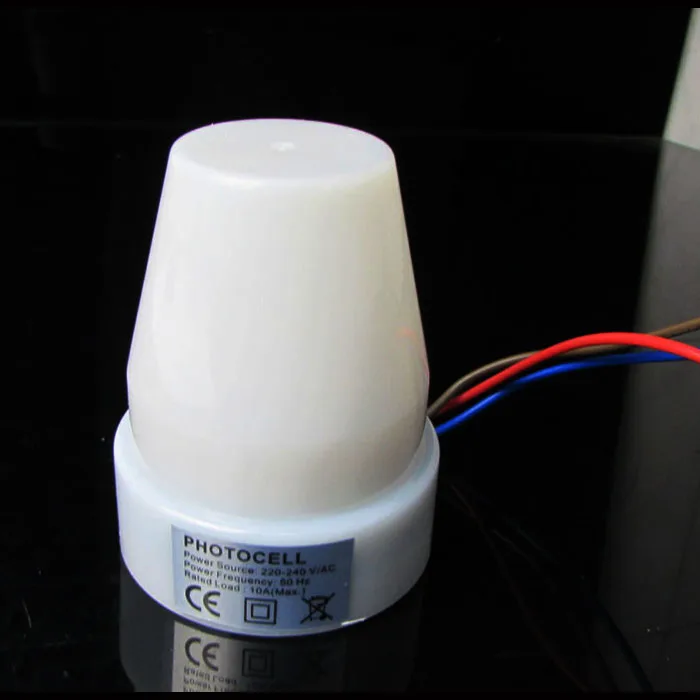 Free shipping ajustable Outdoor Use Light Sensor Automatic Light Sensor