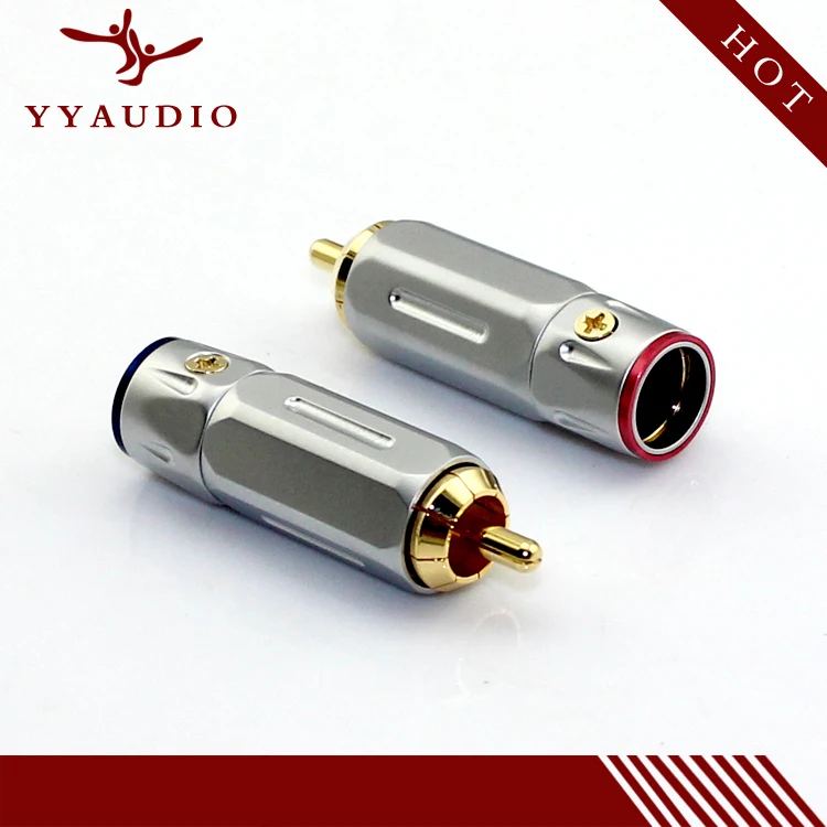YYAUDIO США Liton Чистая медь позолоченный RCA адаптер 4 шт.|adapter us|us adapteradapter rca |
