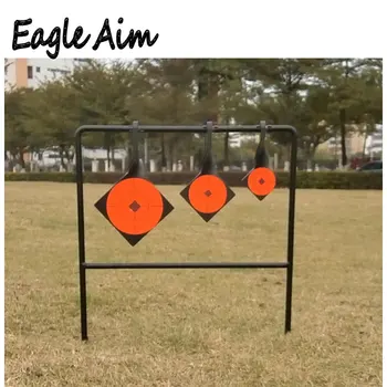 

Heavy Duty Gun shooting .22 Rimfire spinner Three plate target Field target 6mm Hot Sale