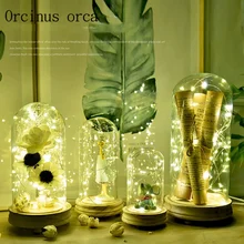 

The Nordic minimalist bedroom lamp glass desk lamp restaurant creative romantic birthday gift of love Nightlight free shipping