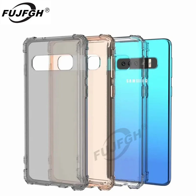 

Super Shockproof 360 Clear Silicon Soft TPU Case For Samsung Galaxy S8 S9 S10 Plus S7 Edge S10 Lite Transparent Phone Back Case