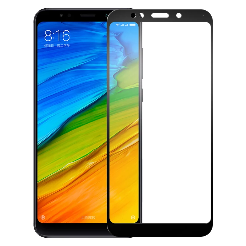 Закаленное стекло для Xiaomi Redmi Note 5 5A, полное покрытие, Защитное стекло для Redmi 4X 5A 5 Plus 4 4A, защитная пленка для экрана