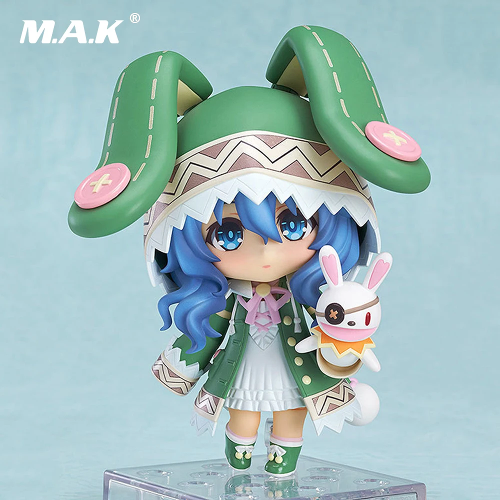 

10cm PVC Cute Nendoroid 4'' Date A Live Yoshino Anime Action Figures Collections Models Toys Collections #395 with Box Briquedos