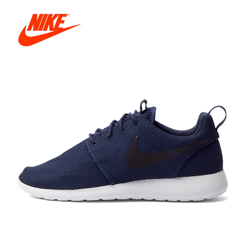 Original New Arrival Authentic Nike Men's ROSHE RUN Mesh Breathable Running Shoes Sneakers Outdoor Walking Jogging