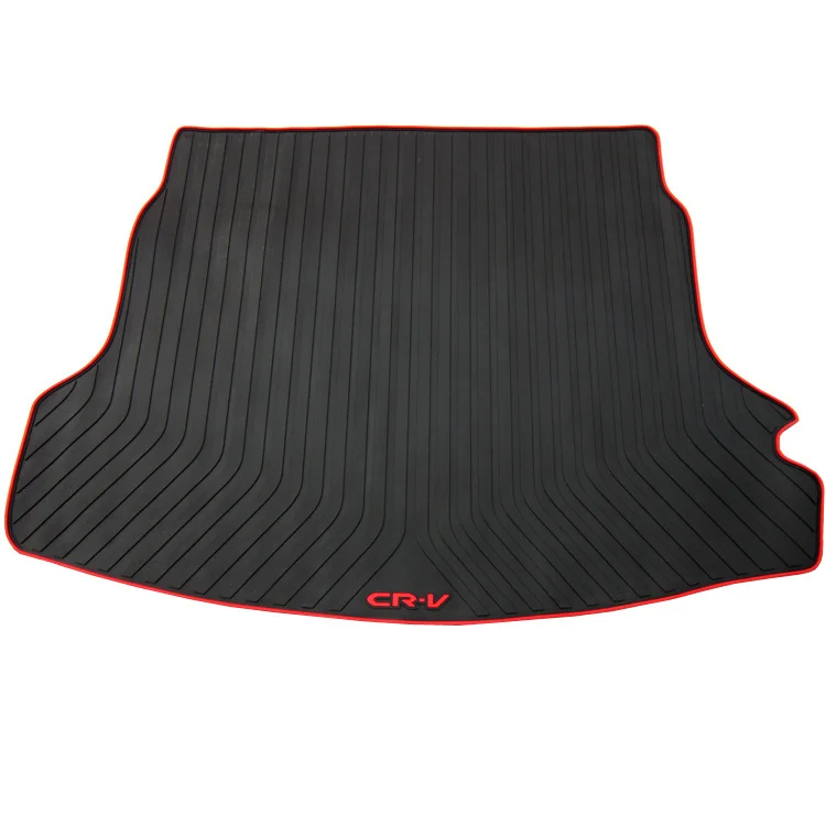dedicated rubber car trunk mats for CRV texture warehouse environment