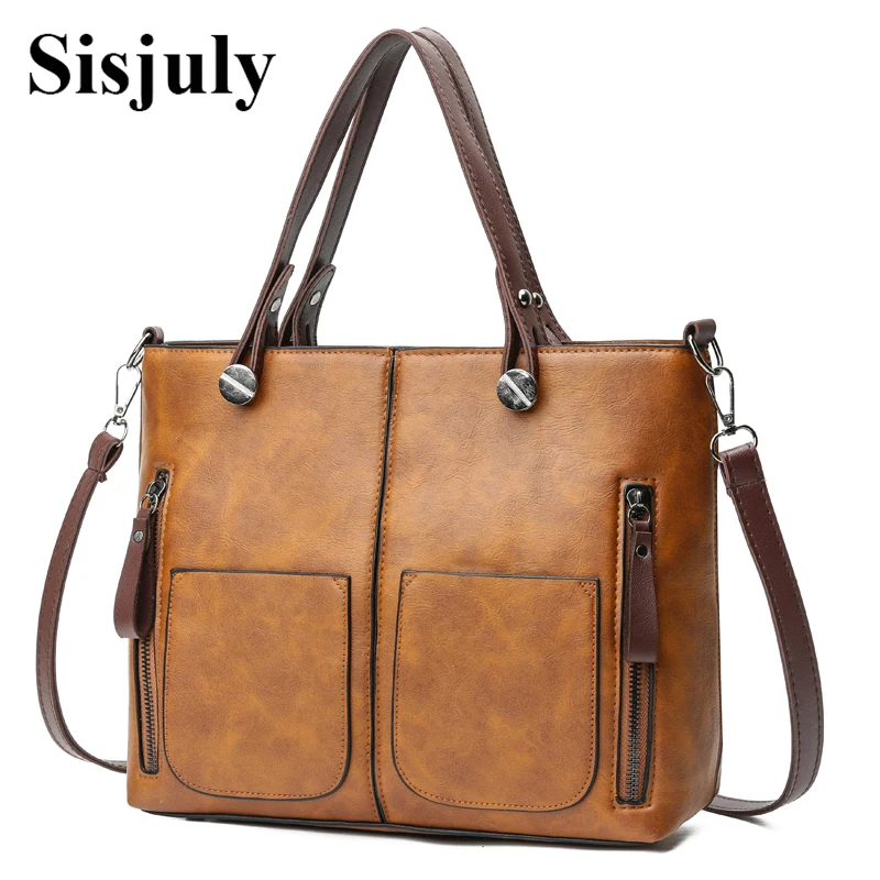 

Sisjuly 8 Colors Leather Bag Women Handbags Luxury Female Bag Crossbody Women's Shoulder Bags Designer 2019 Ladies Casual Tote
