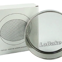 Высококачественная нержавеющая сталь сетка просеиватель муки сито дуршлаг фильтр с вешалки ручки для дома Кухня Инструменты