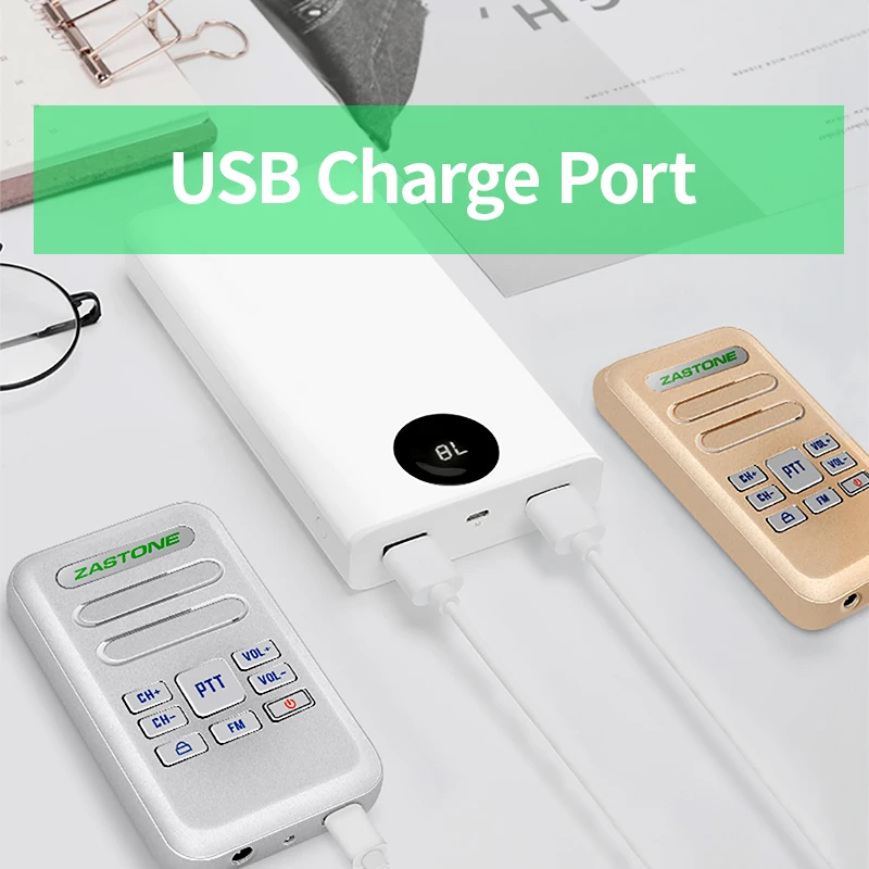 2 шт./лот ZASTONE Mini6 портативная мини рация Вт UHF 440 470 МГц 16CH 1000 мАч двухсторонний