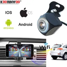 Koorinwoo последние CCD Wi Fi автомобиля сбоку/спереди/заднего вида камера для IOS и Android мобильного телефона Авто прикуриватели Реверсивный