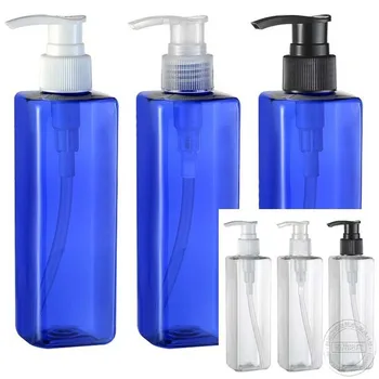 

Capacity 250ml 20pcs/lot factory wholesale Square lotion bottle, screw pump bottle, pump bottle, pump head color is optional