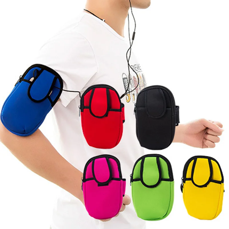 New Men women arms bag wrist Mobile phone bag font b Coin b font font b