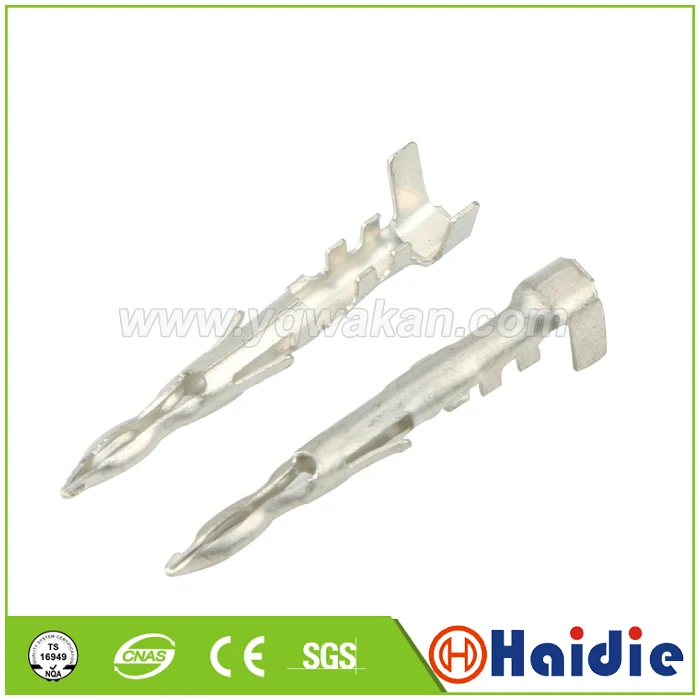 

Free shipping 50pcs crimping terminal for delphi male terminals wiring car terminals DJ212-2.5B