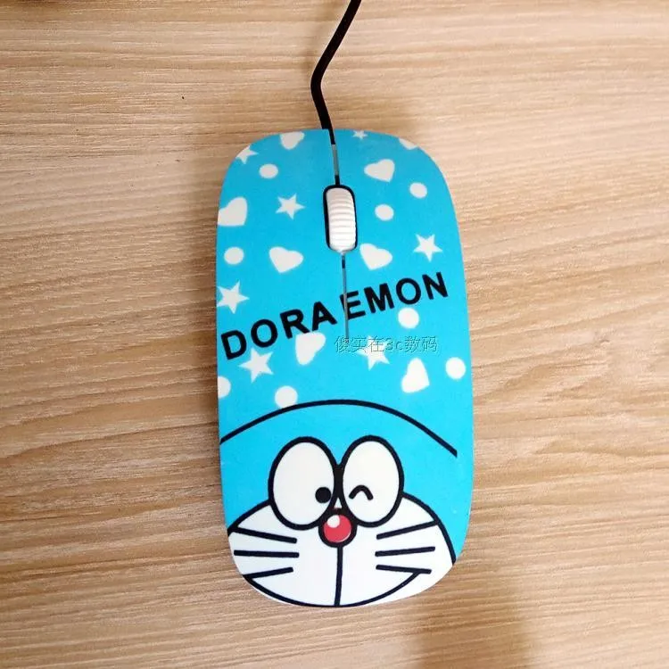 Maorong trading Doraemon usb Проводная клавиатура и мышь тонкий стильная футболка с изображением персонажей видеоигр cat клавиатура Doraemon и мышь комбо