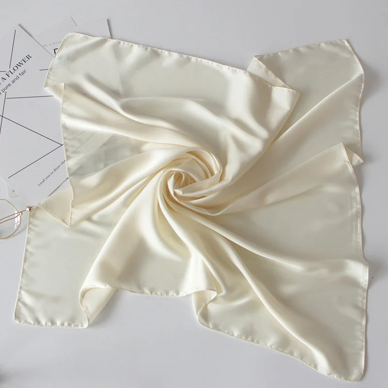  Free Shipping Women Handkerchief Ladies Headscarf Girl Neckerchief Headband Pocket Square Handkerch