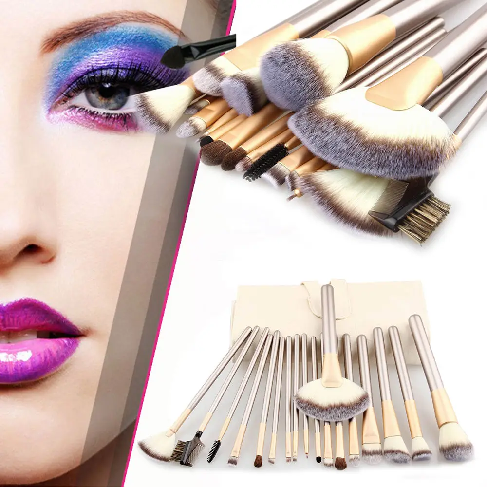 Buy 24/18/12pcs Professional Soft Makeup Brushes Set