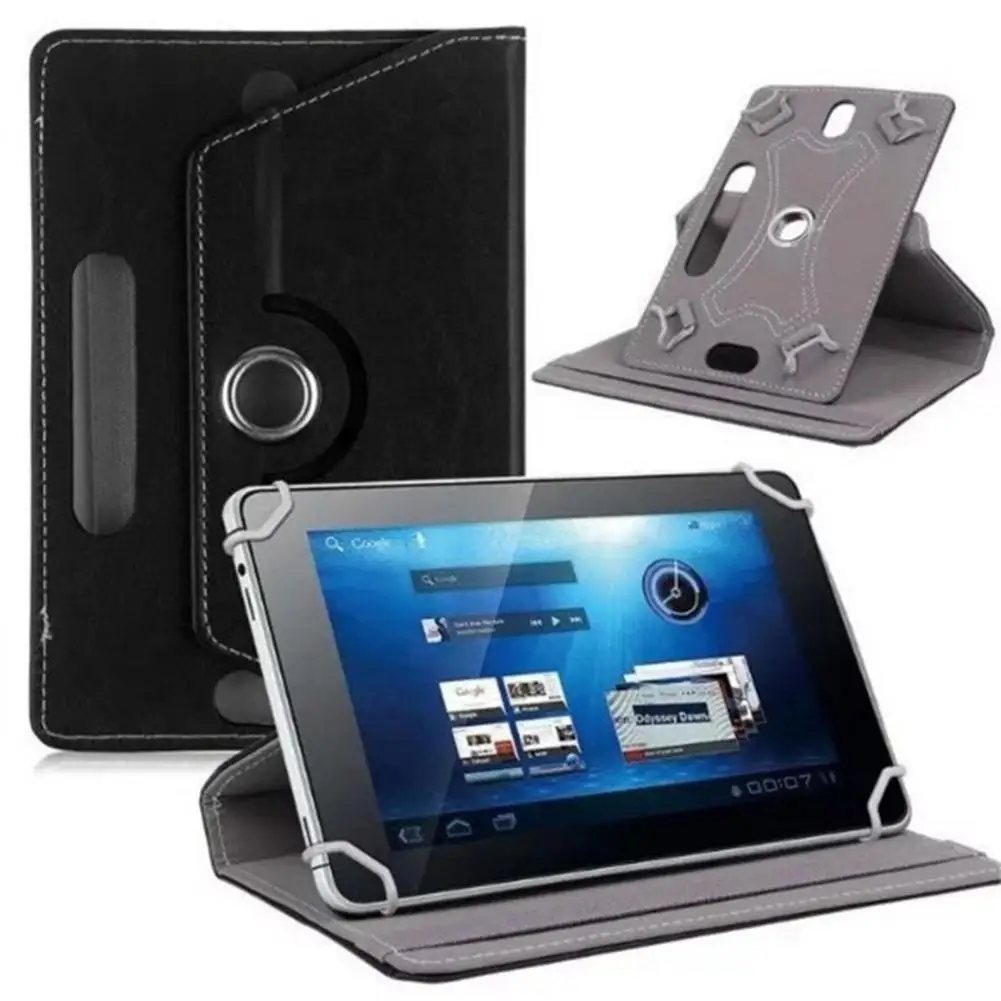 

10 Inch Case Crystal Pattern Tablet Holder Universal Leather Case For Rotating Case Stand Protective Case For Tablet