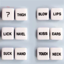 Accessori esotici Bdsm Bondage Dadi Amore Posizioni Erotic Craps Tubo di Adulti Giocattoli Del Sesso Per Le Coppie Nottilucenti Giochi Del Partito di Club