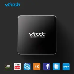 Vmade 2019 4 K Smart Mini tv Box Android 7,1 Amlogic S905W четырехъядерный IP tv 2 Гб 16 Гб Google tv Netflix медиаплеер приставка