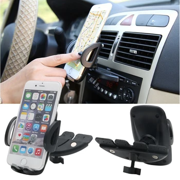 

Car Auto CD Player Slot Mount Holder Cradle Stand For Mobile Smart Phone GPS