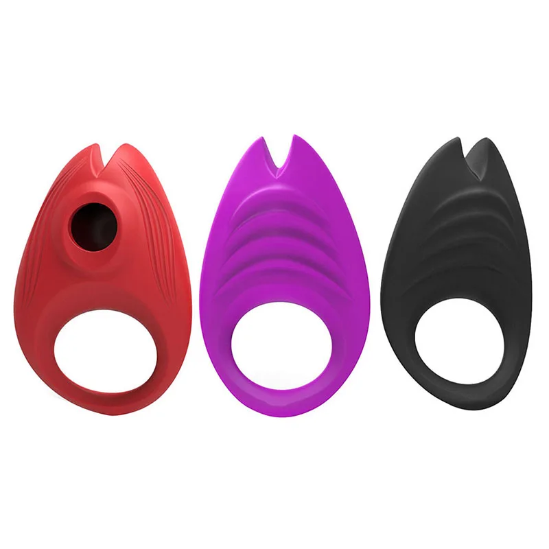 3 Colors Vibrating Cock Ring Delay Ejaculation Penis Ring Sex Toys For Men Sextoy Cockring Anel Peniano Party Favors