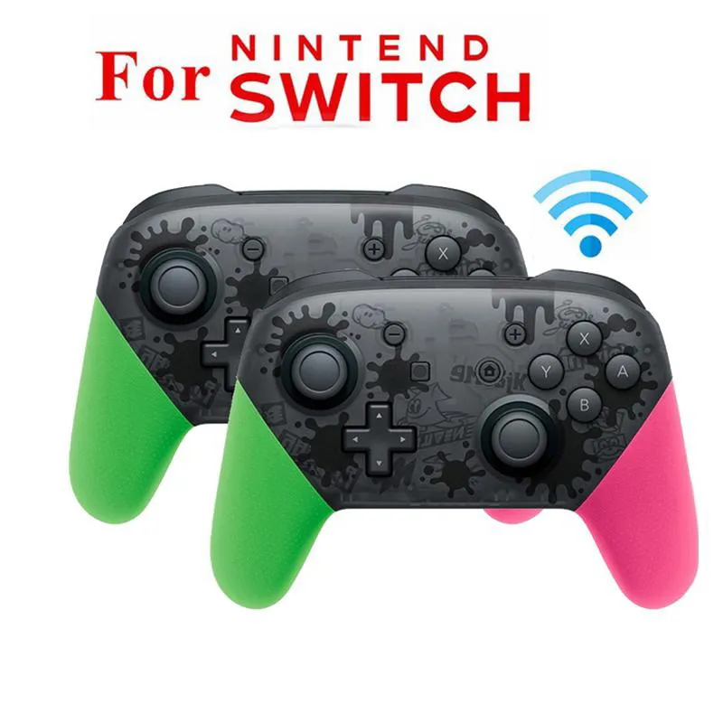 

For NS Switch Pro gamepad For Splatoon2 Bluetooth Wireless Gamepad Remote Controller Joypad for Nintend Switch Console