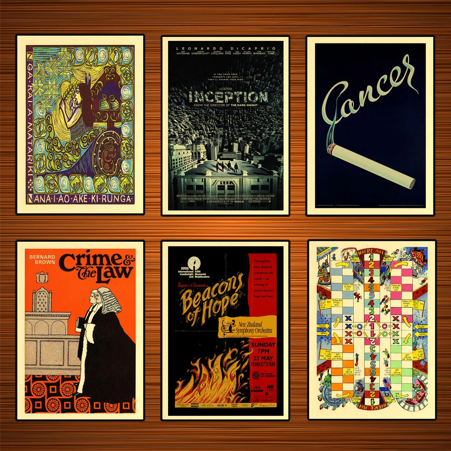 

New Zealand Cigarette Causes Cancer Travel Classic Wall Sticker Canvas Paintings Decorative Vintage Poster Home Bar Decor Gift
