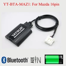 Yatour BTA Bluetooth Aux car stereo adapter Interfaces for Mazda 16pin