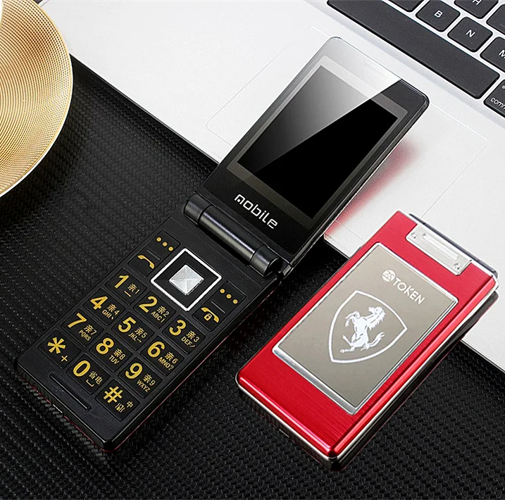

3.0 inch big screen flip mobile phone Hebrew language cellphone Dual sim MP3 Camera loud sound big keyboard