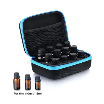

12 Bottles Essential Oil Storage Bag Carrying Portable Travel Holder Case 5ml/10ml/15ml Pouch Organizer Rangement Zipper Bag