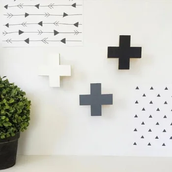 

Cool cross wooden clothes hook for kids room wall decorate children room ECO hanger hook .