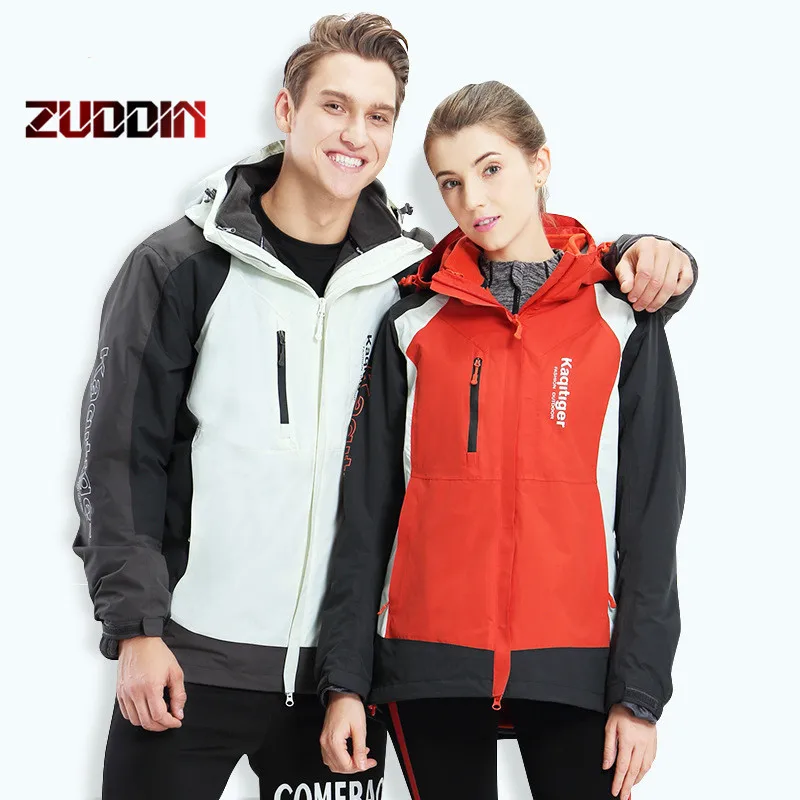 

WOMEN Men's Winter Inner Fleece Waterproof Jacket Outdoor Sport Warm Brand Coat Hiking Camping Trekking Skiing Male Jackets