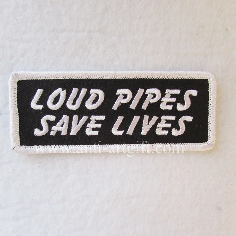 

Customized 50% embroidered patch black color rectangle shape