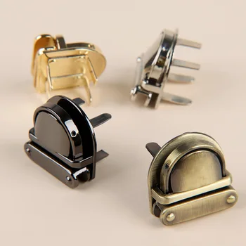 

1Pc Metal Clasp Turn Lock Twist Lock for DIY Handbag Bag Purse Hardware Closure Bag Parts Accessories 4 Colors