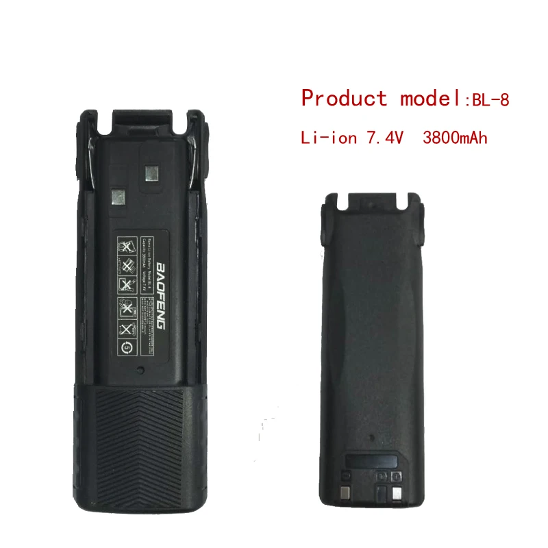 New Baofeng BL-8 2800mAh  3800mAh 7.4V Li-ion Battery for UV-82 UV-8D UV-89 UV-8 Two Way Radio