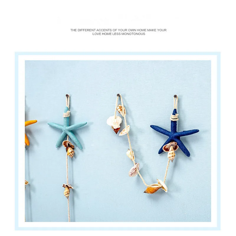 Mediterranean shell string starfish string kindergarten decoration pendant children marine decoration pendant wall hangings