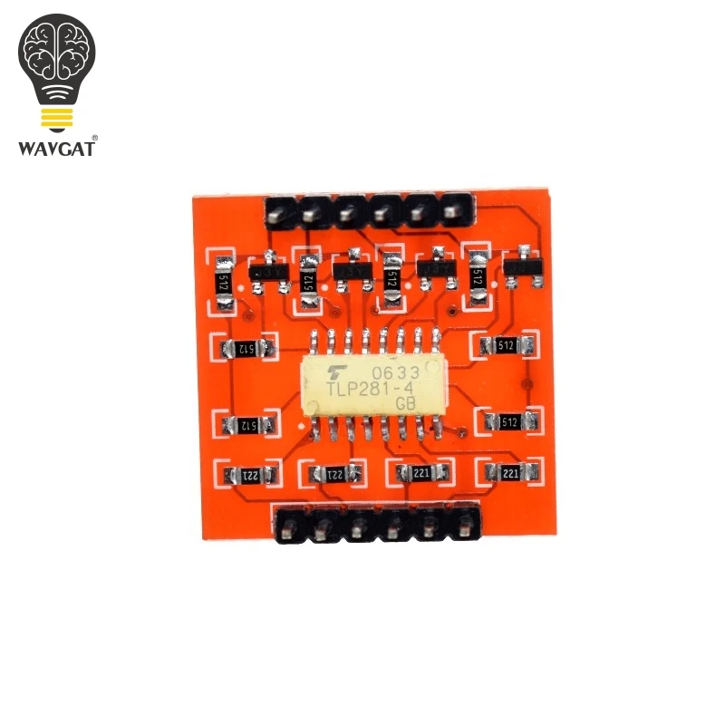 WAVGAT TLP281 4 канальный опто изолятор IC модуль для Arduino плата расширения высокий и