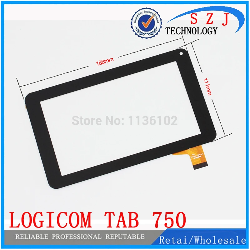 Panel táctil para tableta Storex eZee Tab 706 / LOGICOM TAB 750, repuesto de Sensor de cristal digitalizador, nuevo, 7 pulgadas, envío gratis