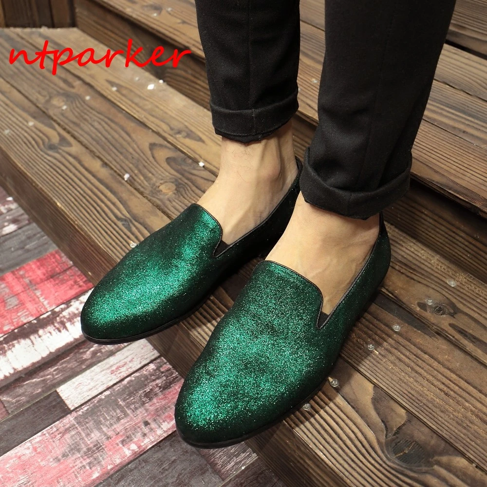 Mocasines verdes hombre Clearance