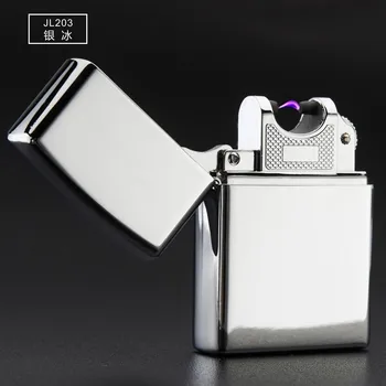 

2018 Strange Gift Latest Arc Pulse Charging Usb Charging Lighter Windproof Lighter Creative Metal Usb Charging New Arc Lighters