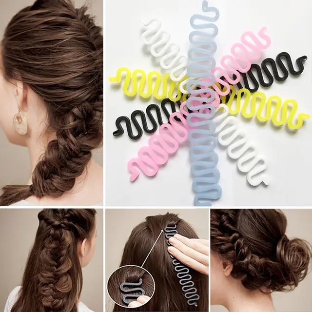 2019 New French Plait Hair Styling Clip Twist Braiding Tool Make