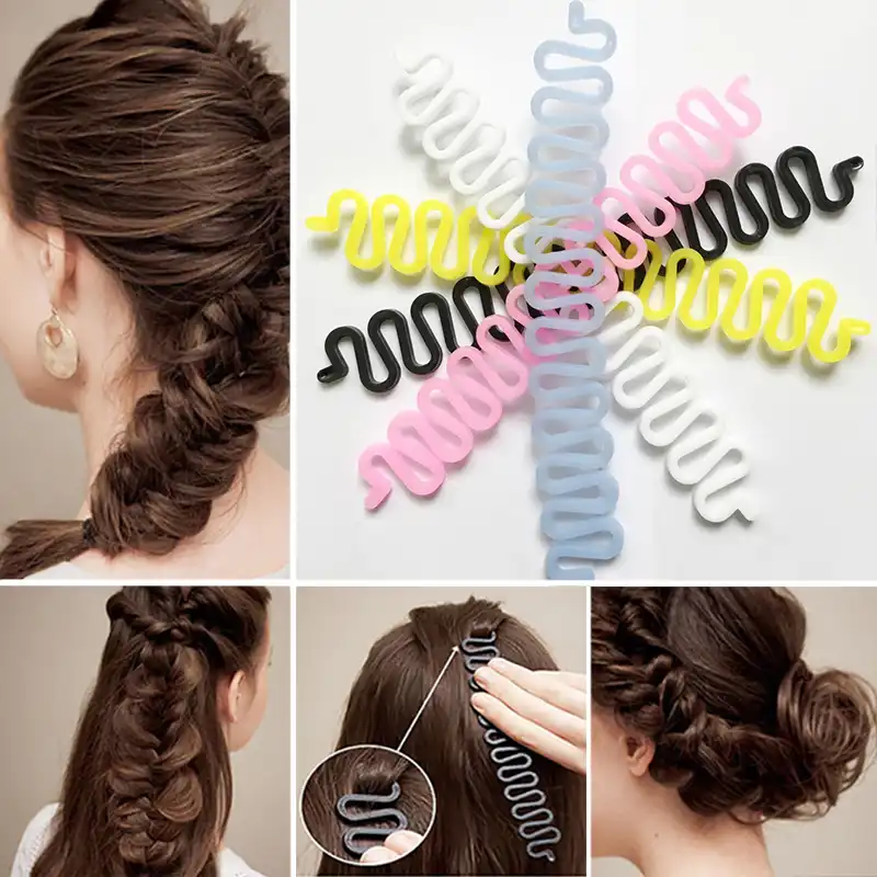 2019 New French Plait Hair Styling Clip Twist Braiding Tool Make