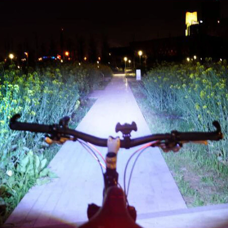 Flash Deal Bicycle Light 7000 Lumens 4 Mode T6 LED Cycling Front Light mtb Bike light Lamp Warning Light + Battery Pack+Charger+Waterproof 3