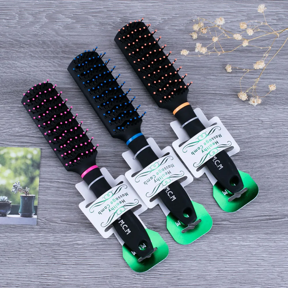 High Quality Scalp Massage Comb 3 Color Mixed Hair Hair Curls Comb Send