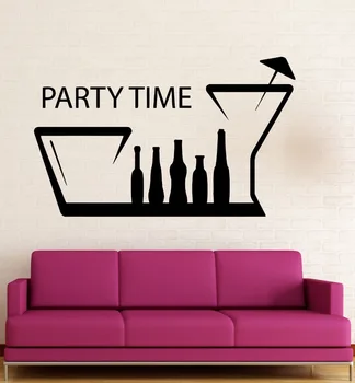 

Wall Sticker Vinyl Decal Party Time Fun Nightclub Hangout Positive