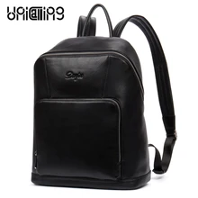 Мужской кожаный рюкзак UniCalling, модный мужской трендовый рюкзак из натуральной кожи, мужской деловой кожаный рюкзак для путешествий