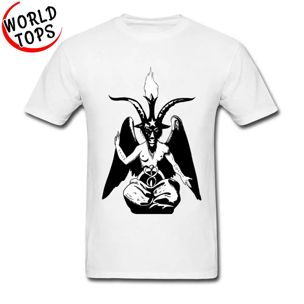 

Baphomet Wizard Shaman Oversized Men Top T-shirts Crewneck Short Sleeve Pure Cotton Tops Tees Normal Tops & Tees Wholesale