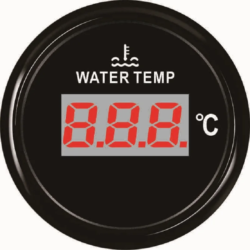Buy 2" Universal Digital Water Temp Gauge Temperature Meter 40 120 For Boat